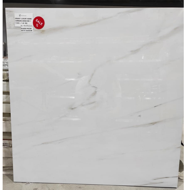 Luxury Home Carrara 60x60 (Random) (Glazed Polish)